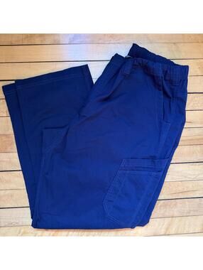 Carhartt Ripstop Cargo Scrub Pants Navy Utility Workwear 2XL 38x30